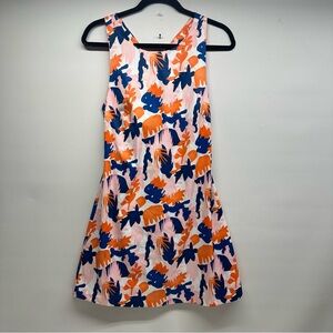 JADE MELODY TAM Colorful Sleeveless Dress with Abstract Print SIZE SMALL